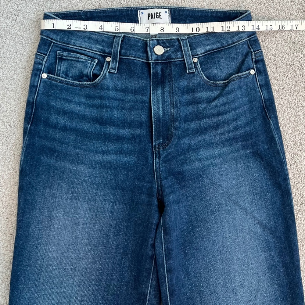 PAIGE Laurel Canyon high rise jeans. Dark wash. Size 27. - Picture 6 of 9